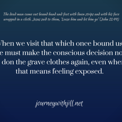 Free, but Exposed: Taking off those Grave-Clothes