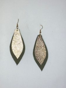 Leather Earrings by Overall Leather