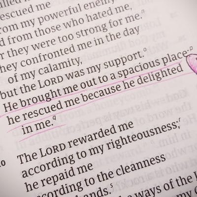 Psalm 18:19